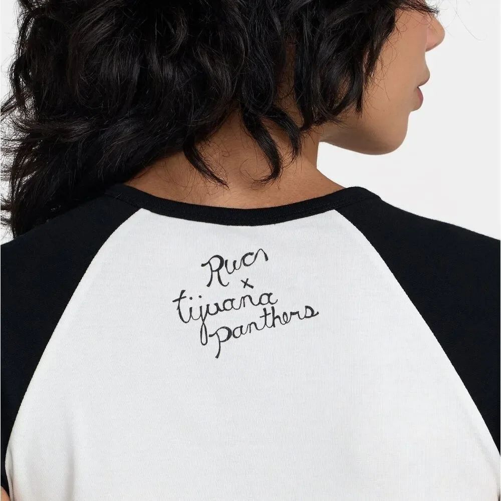 RVCA Tijuana Panthers Raglan Tee - Picture 4 of 5